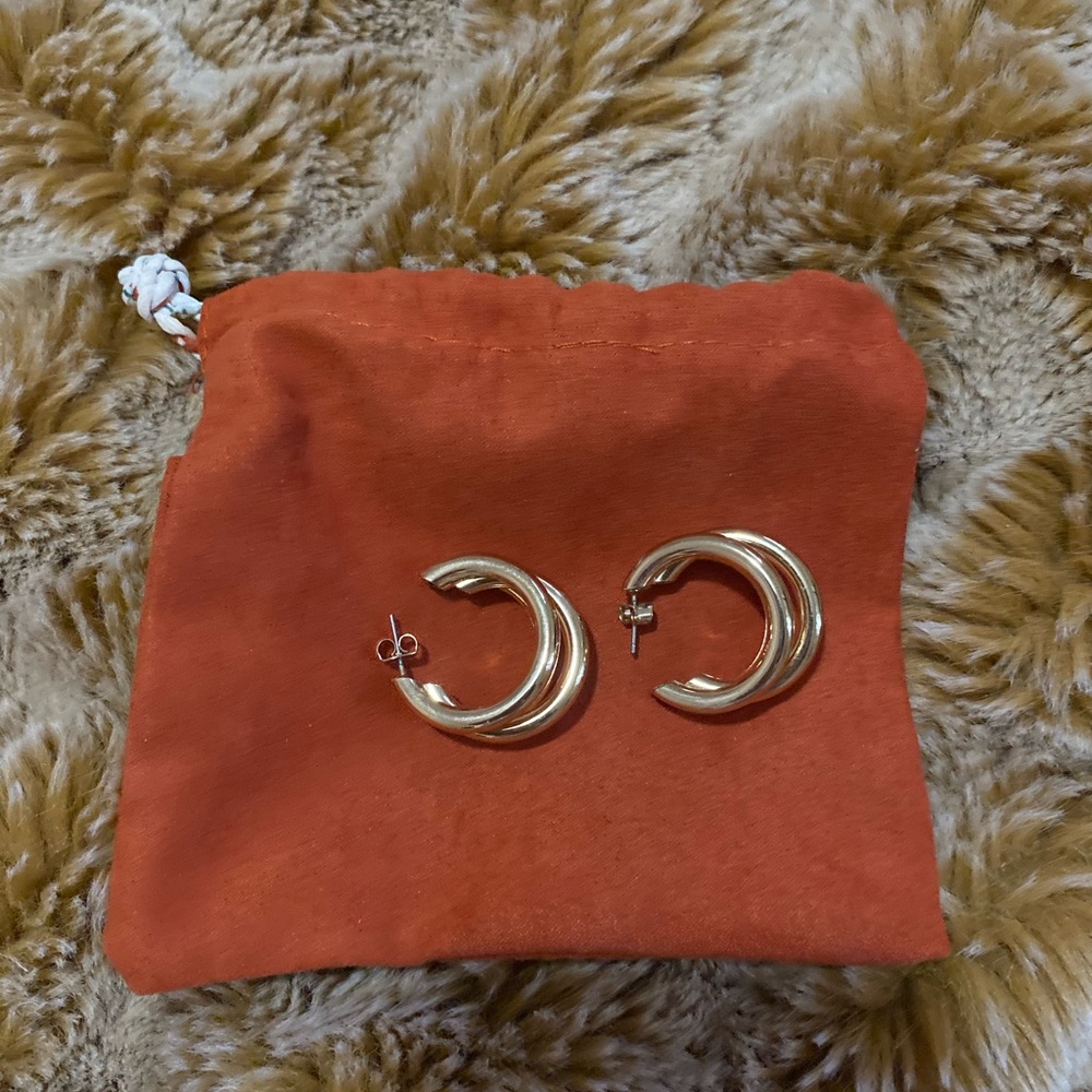 Gold Hoop Earrings